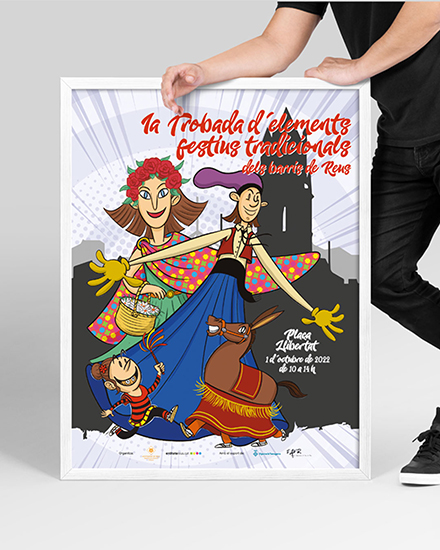 1a Trobada d'elelements festius i tradicionals dels barris de Reus