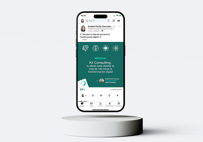 Xarxes socials Linkedin Anabel Pardo Gabip Consulting