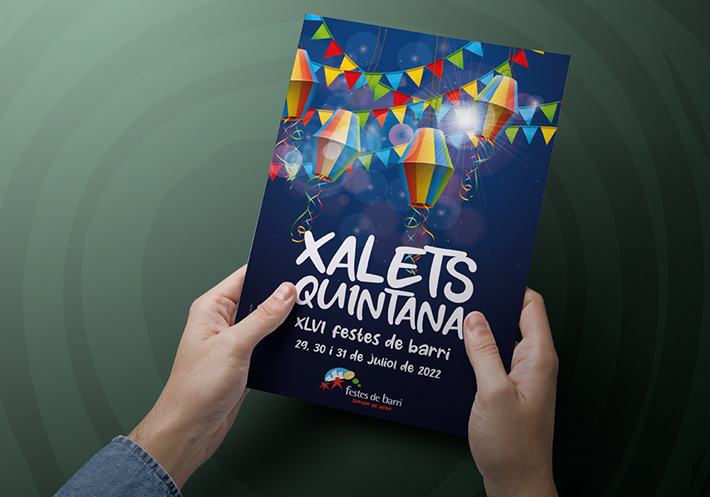 Programa de festes de barri dels Xalets Quintana