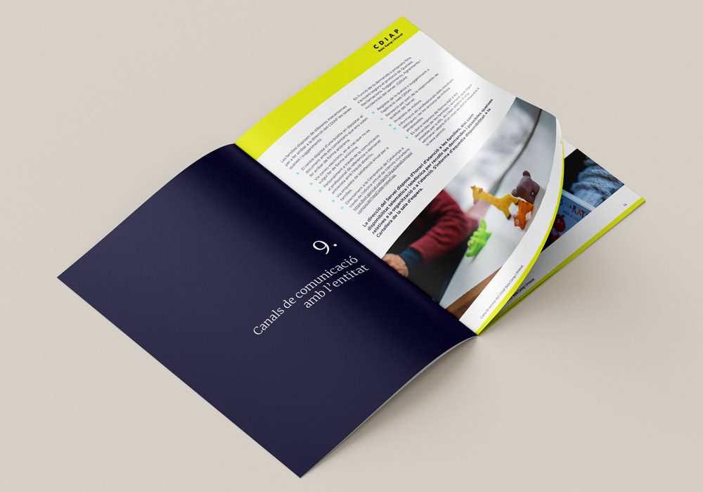 CDIAP Baix Camp i Priorat Disseny i maquetació interior Carta de serveis