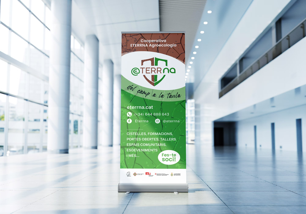 Roll-up Cooperativa Eterrna Agroecologia