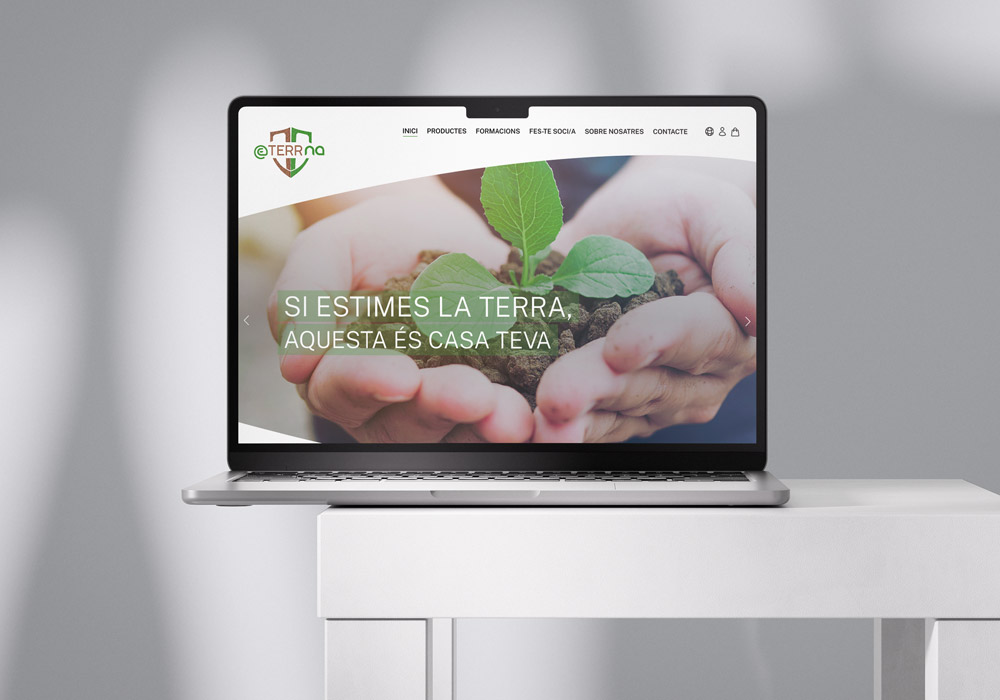 Web Corporativa i Ecommerce Cooperativa Eterrna Agroecologia